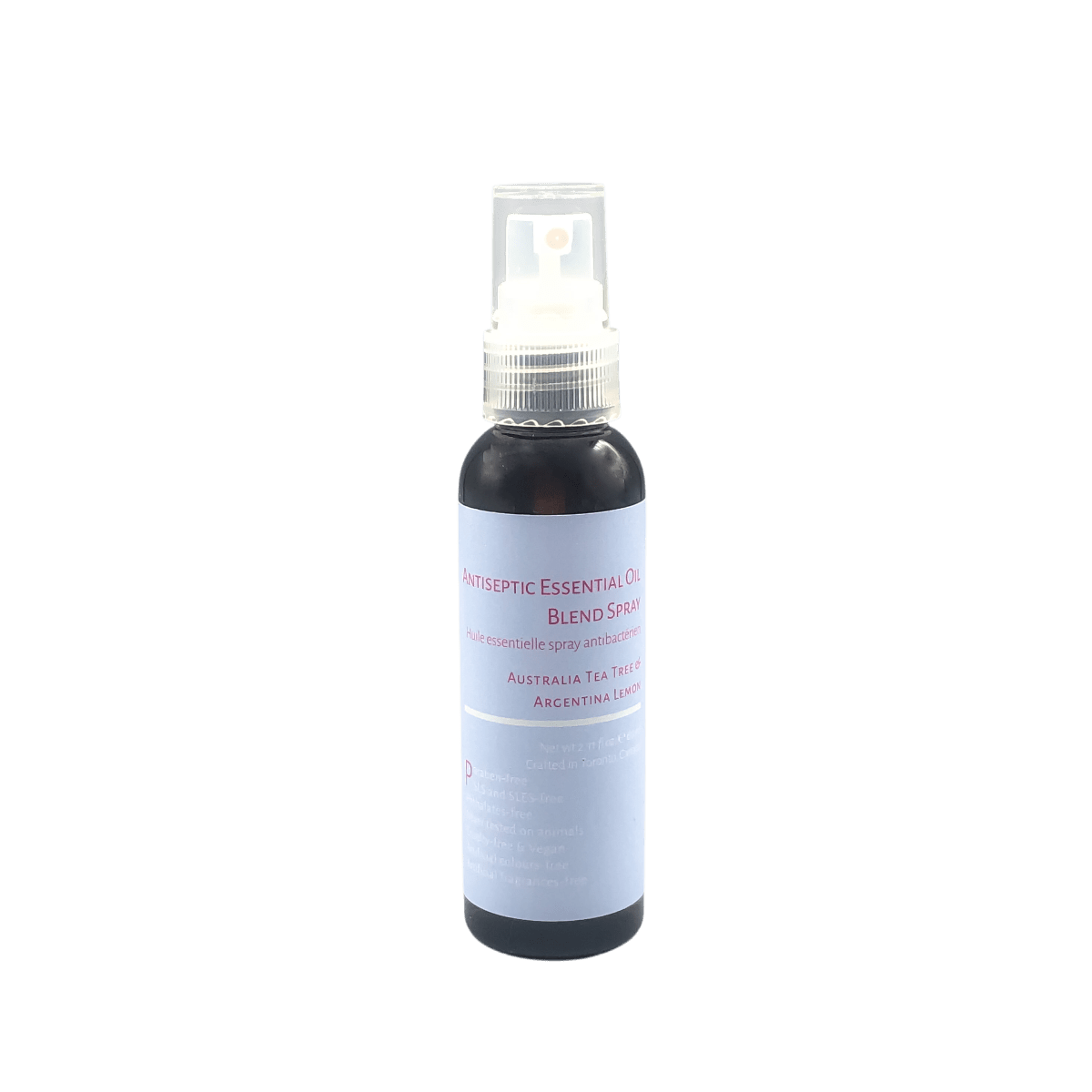 Antiseptic Essential Oil Spray 60ml - Everald Labhand sanitizer