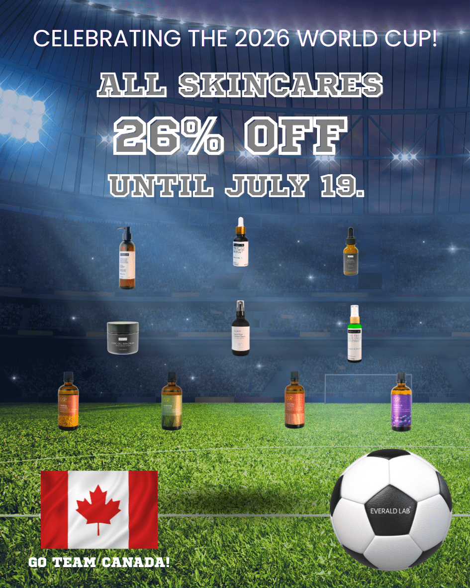 World Cup 2026 is here, and so is our 26% OFF Promo. - Everald Lab