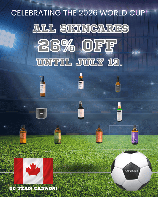World Cup 2026 is here, and so is our 26% OFF Promo. - Everald Lab