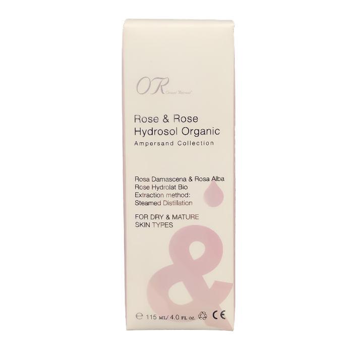 Rose and rose organic hydrosol box.