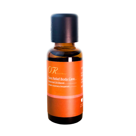 With a blend of organic ginger, rosemary, bergamot, and peppermint essential oil, this special blend will help you sore your tense muscle and help you relax. 