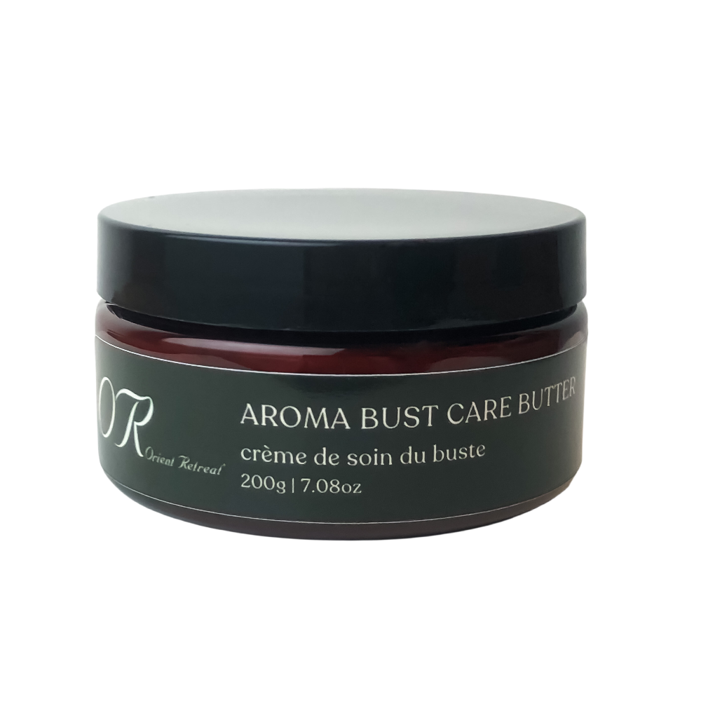 Aroma bust care butter is all natural and free of sythetic ingredients, with organic essential oil blends to enhance female contour in the bust area.