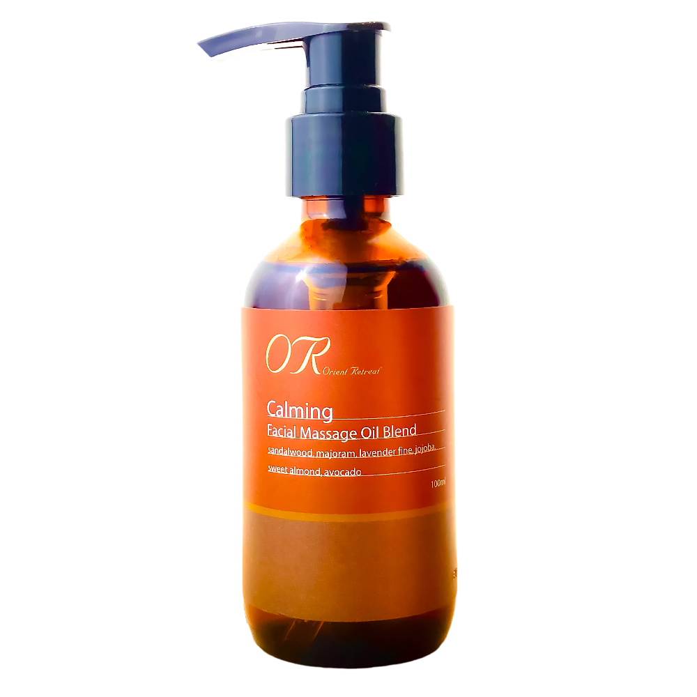 Calming facial massage oil is an organic, natural skin moisturizer for sensitive skins.