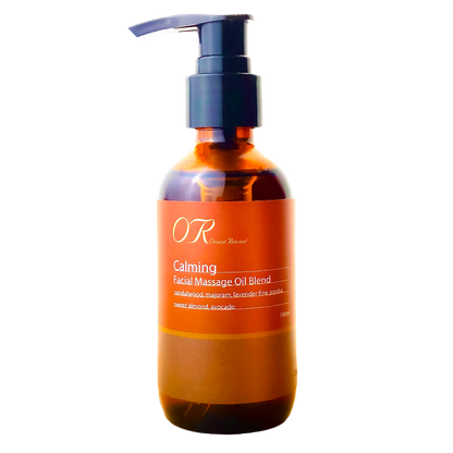Calming facial massage oil is an organic, natural skin moisturizer for sensitive skins.