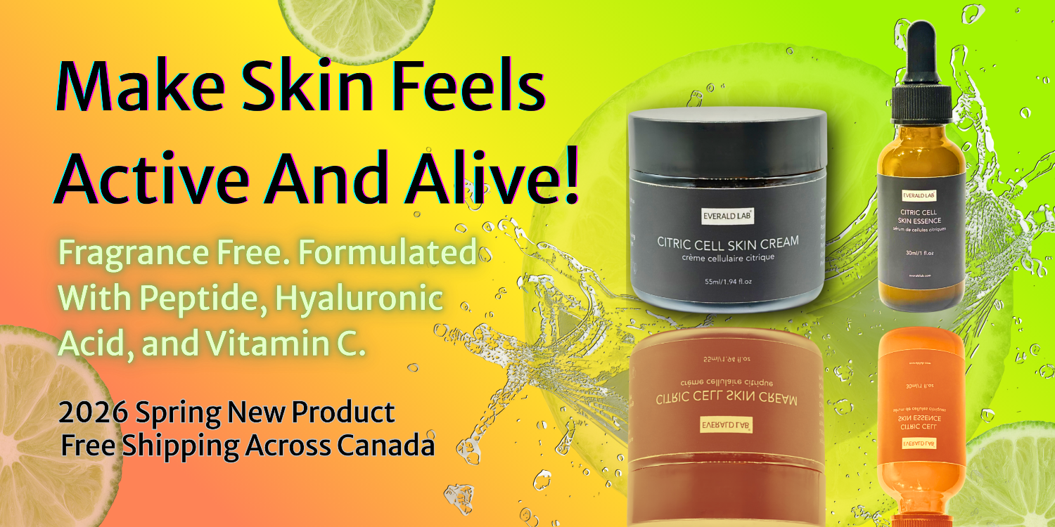 Citric Cell facial cream and serum that is fragrance free, formulated with peptide, hyluronic acid, and vitamin C for the ultimate facial hydration and nourishment.