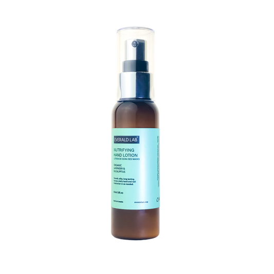 A professional spa-quality lotion is 96% naturally derived from plant-based ingredients.
