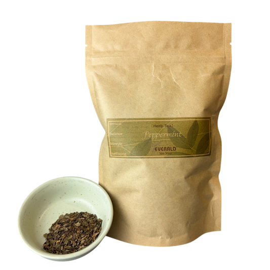 Organic Peppermint Tea In 80g package.