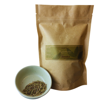 Organic Rosemary tea in bag.