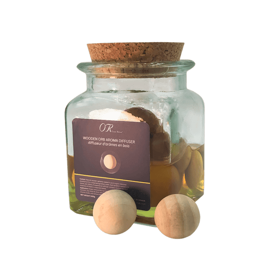 Wooden Orbs Aroma Diffuser 450g - Everald LabEssential Oil