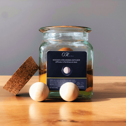 Wooden Orbs Aroma Diffuser 450g - Everald LabEssential Oil