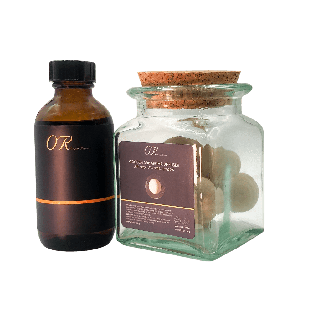 Wooden Orbs Aroma Diffuser 450g - Everald LabEssential Oil
